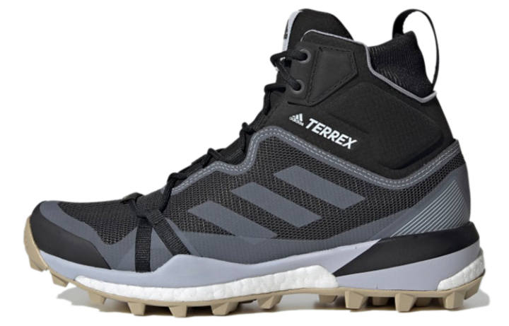 Adidas Adidas Terrex Skychaser Mountaineering & Hiking Shoes Men's High Top Black/Gray