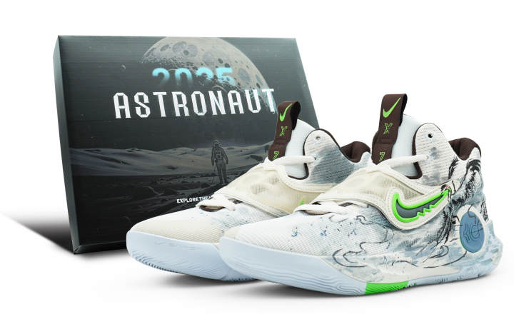 Nike Nike KD Trey 5 X Cushioning Moisture Wicking Low top Basketball Shoes Men's White Gray Green