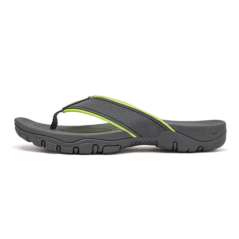 HOBIBEAR Abrasion Resistant Slip Resistant Quick Dry Abrasion Resistant Slip Resistant Quick Dry Flip Flops Men's
