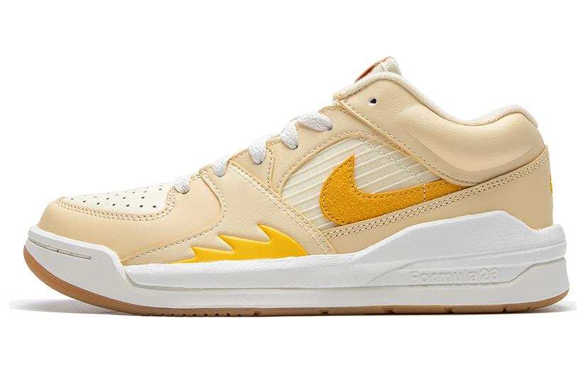 Jordan Jordan Stadium 90 Mid top NIKE AIR Basketball Shoes Women's Light Yellow
