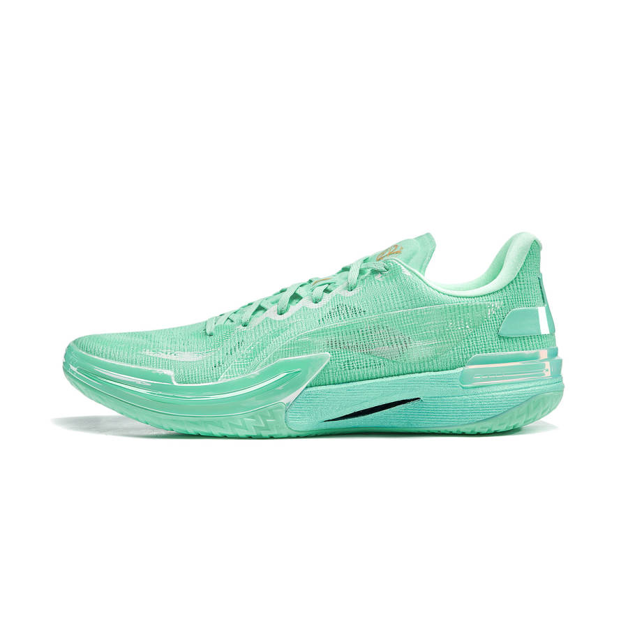 Li-Ning Li Ning Gamma Low top Basketball Shoes Men's Fluorescent Ice Cyan