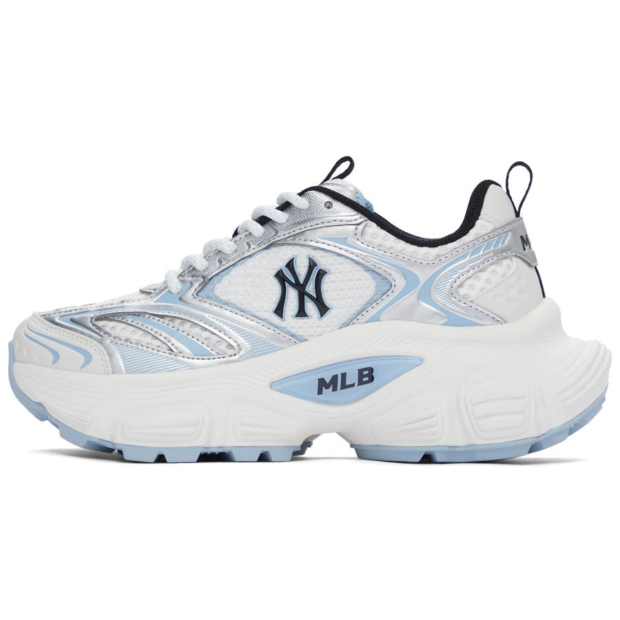 MLB MLB New York Yankees Height Increasing Low top Chunky Sneakers Unisex White Blue