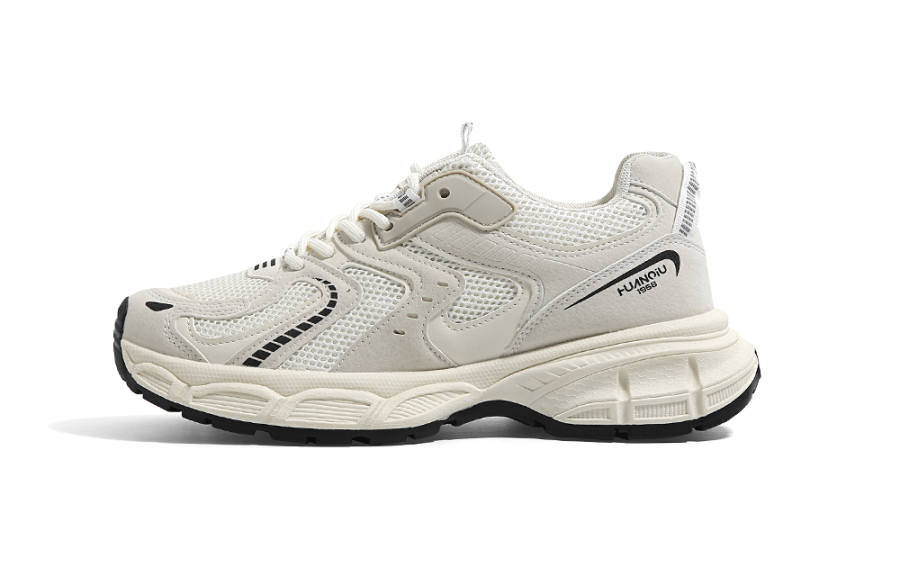 HUANQIU Cushioning Slip Resistant Breathable Low top Chunky Sneakers Men's
