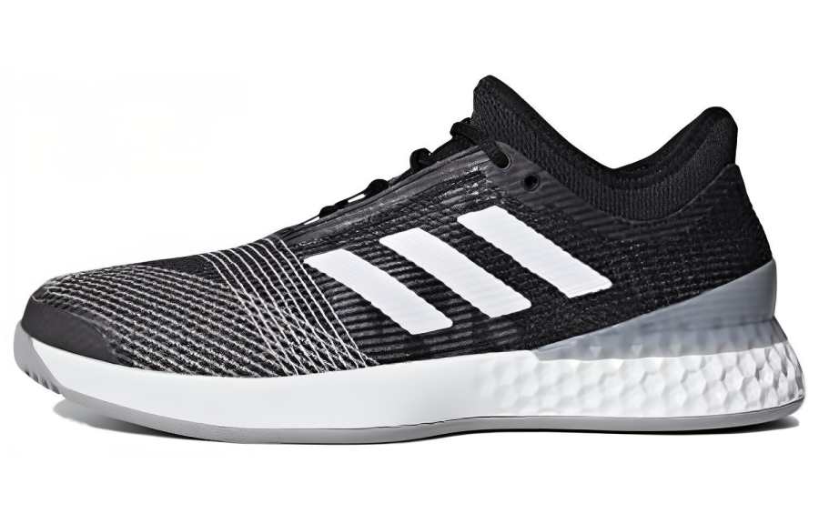Adidas Adidas Adizero Ubersonic 3 Abrasion Resistant Low top Tennis Shoes Men's Black
