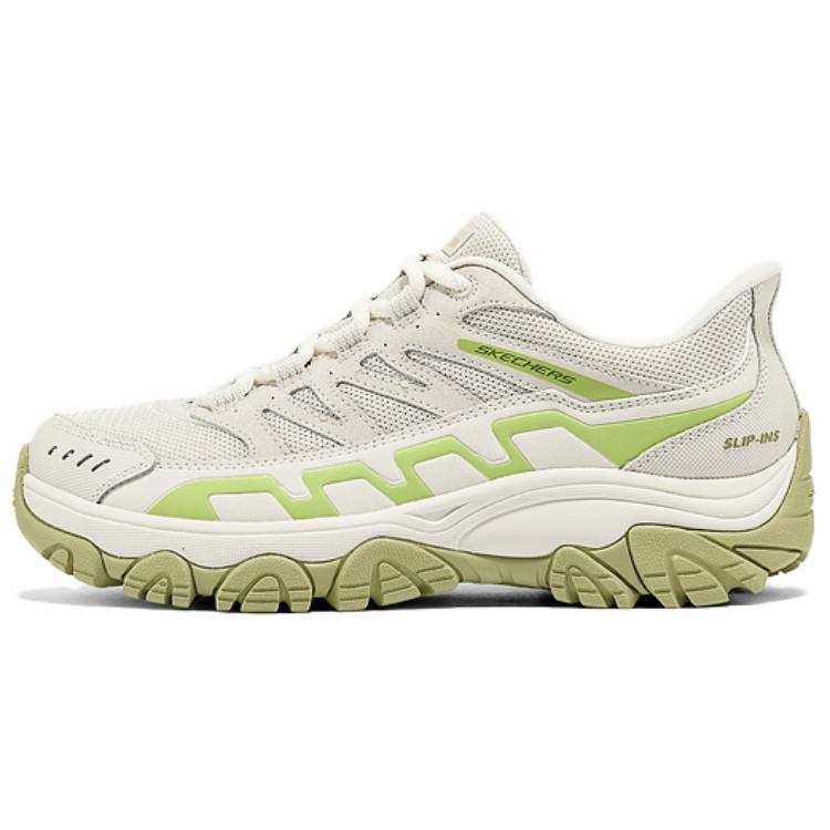Skechers Abrasion Resistant Abrasion Resistant Low top Hiking Shoes Women's Beige Green