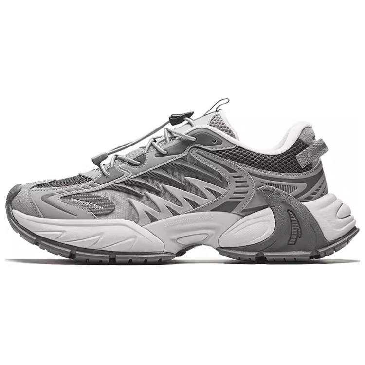 Anta Star Moon 2 Abrasion Resistant Height Increasing Low top Casual Shoes Men's Gray