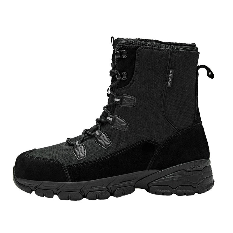 Jeep Winter Cold Resistant, Thickened And Fleece Lined Short Snow Boots Women's Black