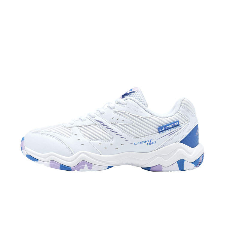 Li-Ning Li Ning Low top Badminton Shoes Unisex White Purple