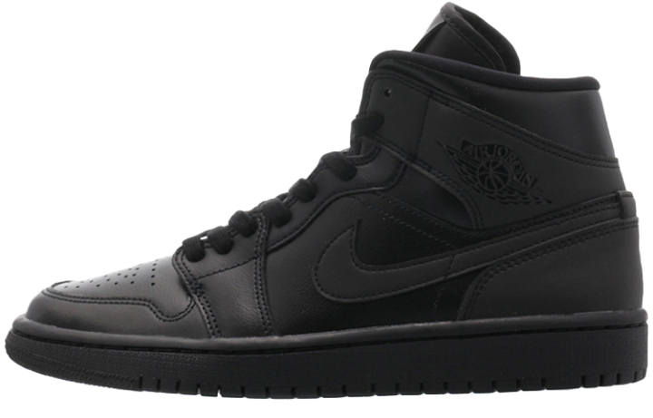 Jordan Air Jordan 1 Mid 'Triple Black' Women's