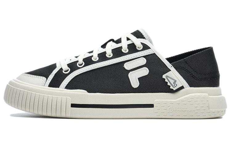 FILA FUSION Wallride DX Abrasion Resistant Lightweight Low top Canvas Shoes Women's Black