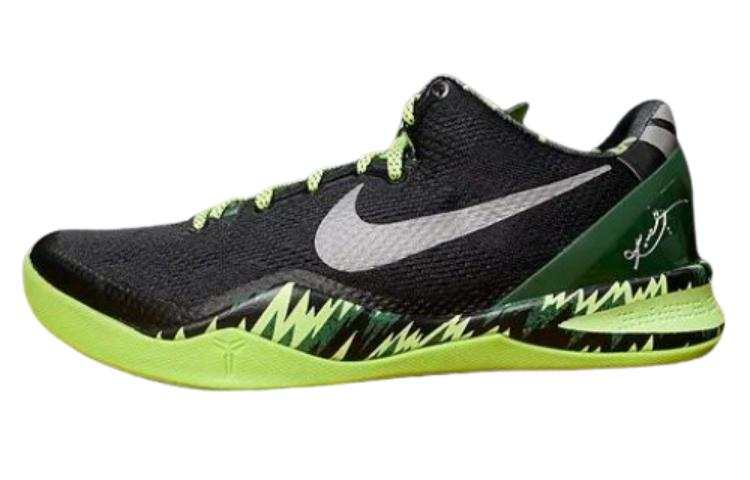 Nike Nike Kobe 8 'Gorge Green' Abrasion Resistant Low top Basketball Shoes Men's Black Green
