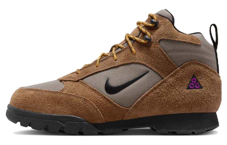 Nike Nike ACG Torre Mid WP 'Pecan' Comfortable Round Toe Mid top Outdoor Shoes Men's Brown