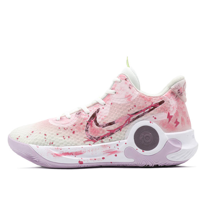 Nike Nike KD Trey 5 IX Thorn Mist Cushioning Slip Resistant Abrasion Resistant Coverage Mid top Basketball Shoes Unisex Pink
