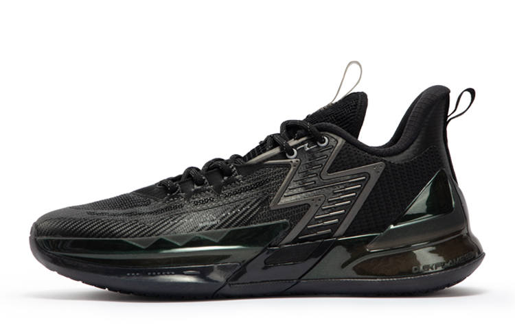 361° BIG3 4.0 PRO Basketball Shoes Men's Low Top Obsidian Black/Obsidian Black