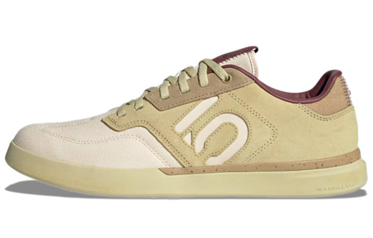 Adidas Adidas Five Ten Sleuth Mountain Bike Suede Abrasion Resistant Low top Cycling Shoes Beige