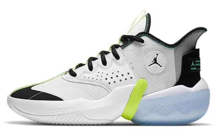 Jordan Jordan React Elevation Pf White Black Green Glow