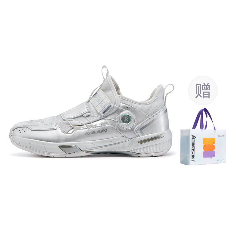 Kawasaki Crossover 2.0 Mid Collection Knob Comfortable No Special Function Mid top Badminton Shoes Unisex Collectible