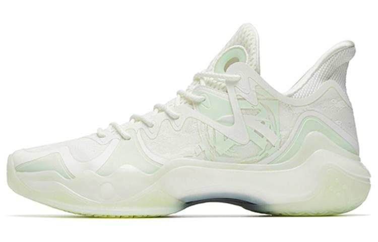 Anta Shock Wave 4 Textile, Synthetic Leather Cushioning Slip Resistant Abrasion Resistant Rebound Mid top