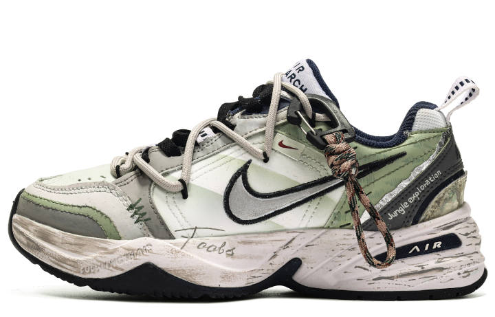 Nike Nike Air Monarch 4 Free Panda, Jungle Exploration Abrasion Resistant Abrasion Resistant Low top Chunky Sneakers Unisex