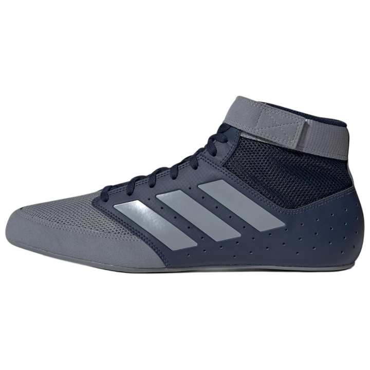 Adidas Adidas Mat Hog 2.0 Comfortable Slip Resistant Abrasion Resistant Mid top Training Shoes Men's Gray Blue