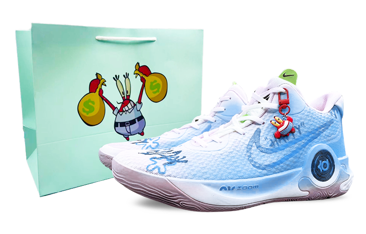 Nike Nike KD Trey 5 IX Ep Ocean Collection Slip Resistant Mid top Basketball Shoes Unisex Blue
