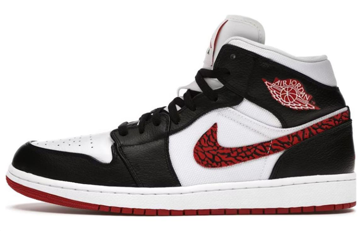 Jordan Jordan 1 Phat White Red Black Elephant Print