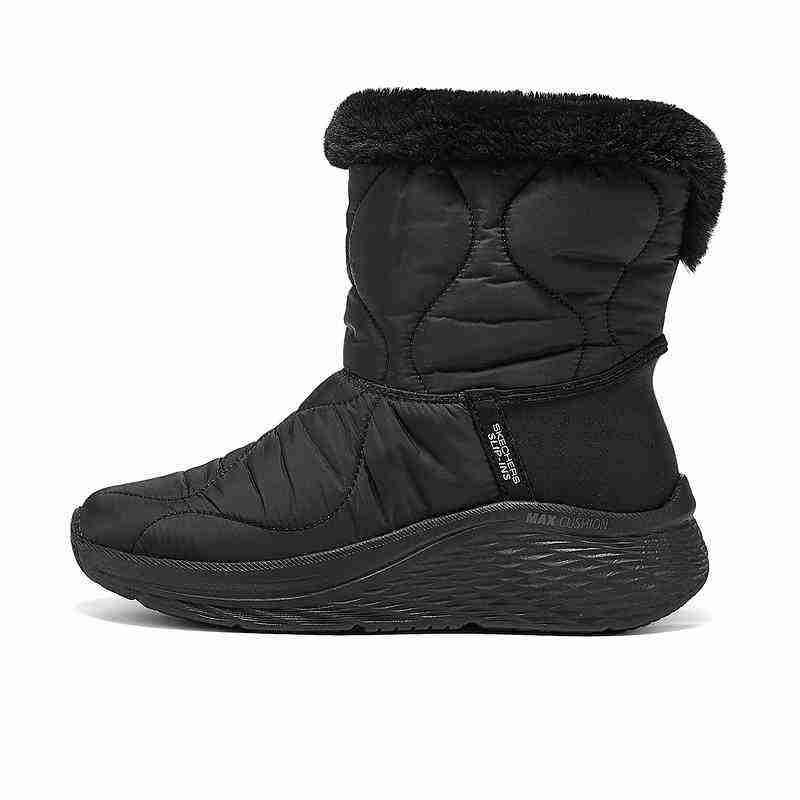 Skechers Slip Ins Thermal Abrasion Resistant Comfortable Crew Snow Boots Women's Black
