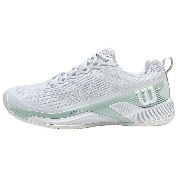 Wilson RUSH PRO 4.5 Support Abrasion Resistant Support Abrasion Resistant Low top Tennis Shoes Women's White Green