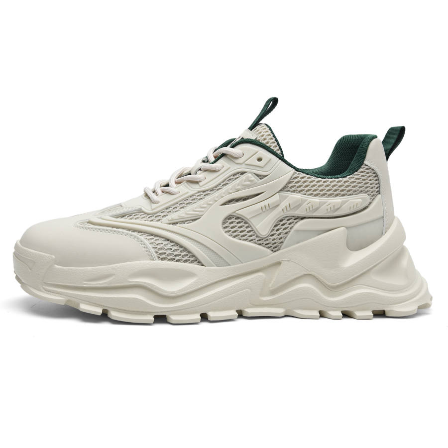 JEEP SPIRIT Microfiber Leather Low top Chunky Sneakers Men's