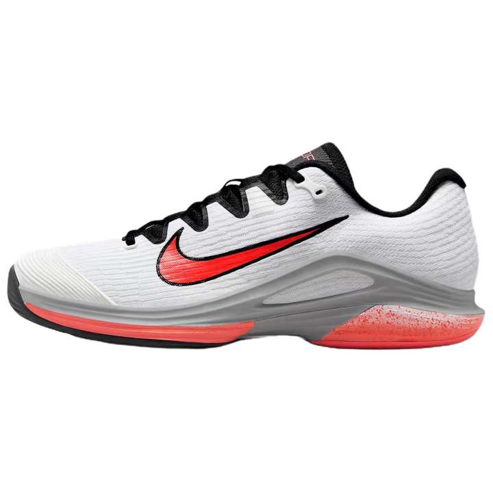 Nike Nike Vapor 12 Support Rebound Low top Tennis Shoes Men's White Gray Black