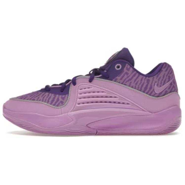 Nike Nike KD 16 Trendy Slip Resistant Abrasion Resistant Low top Basketball Shoes Men's Purple