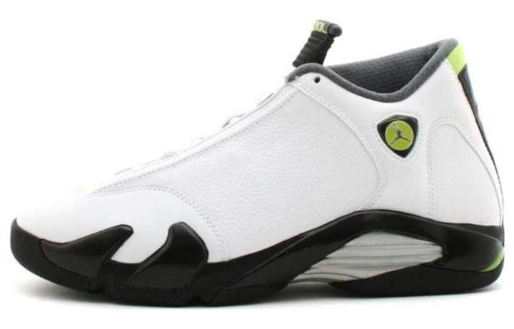 Jordan Jordan 14 Retro White Chartreuse