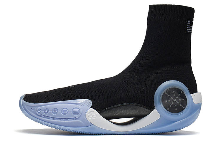 Li-Ning Li Ning WOW 9 Basketball Shoes Men's High Top Black