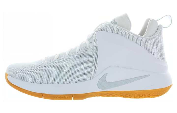 Nike Nike LeBron Witness Cushioning Slip Resistant Abrasion Resistant Coverage Support Mid top Basketball Shoes Men's