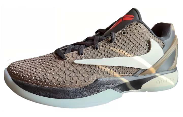 Nike Nike Zoom Kobe 6 Kobe 6 Abrasion Resistant Breathable Low top Basketball Shoes Men's Umber