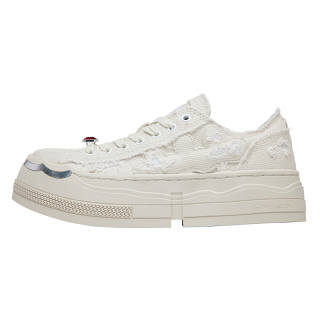 SHOOT BRAND Rebirth No. 1 Slip Resistant Abrasion Resistant Breathable Height Increasing Low top Canvas Shoes Unisex