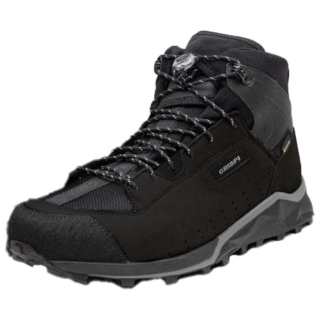 CRISPI Attiva Mountaineering & Hiking Shoes Unisex Mid Top Black Gray Color