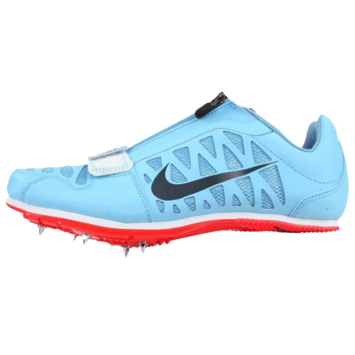 Nike Nike Air Zoom LJ Comfortable Round Toe Water Blue Gray Track And Field Shoes Unisex Low top