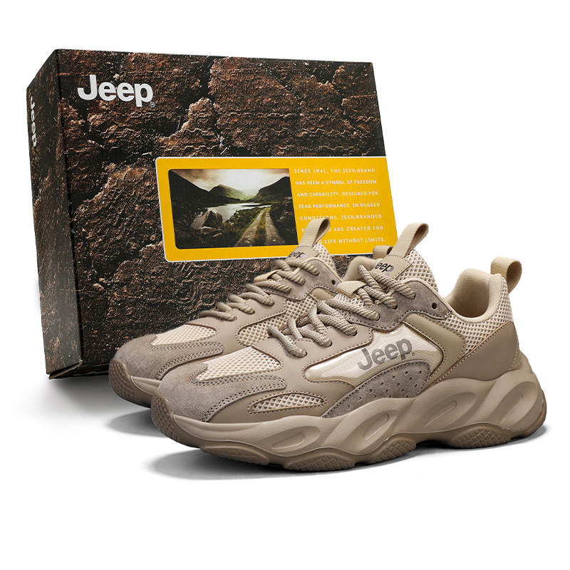 Jeep Jinx Collection Cushioning Abrasion Resistant Breathable Coverage Lightweight Height Increasing Low top