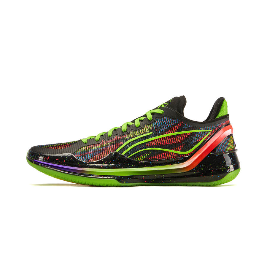 Li-Ning Li Ning Liren 4 V2 Introverted Artist Low top Basketball Shoes Men's Neon Green Red