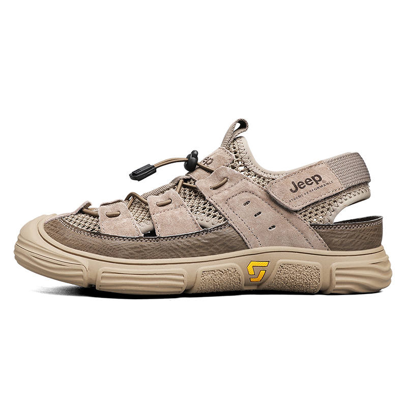 Jeep River Trekking Shoes Men's Khaki