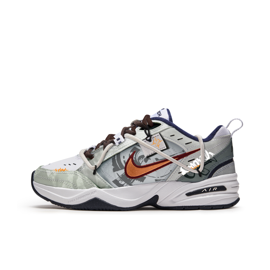 Nike Nike Air Monarch 4 Cyber Ruins Slip Resistant Abrasion Resistant Slip Resistant Abrasion Resistant Low top