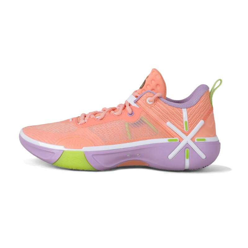 Li-Ning Li Ning Wade Shadow 6 Low top Full Length BOOM Technology Basketball Shoes Men's Star Pink Orange