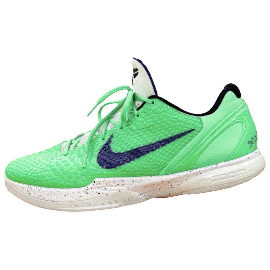 Nike Nike Zoom Kobe 6 Cushioning Slip Resistant Abrasion Resistant Low top Basketball Shoes Men's Green