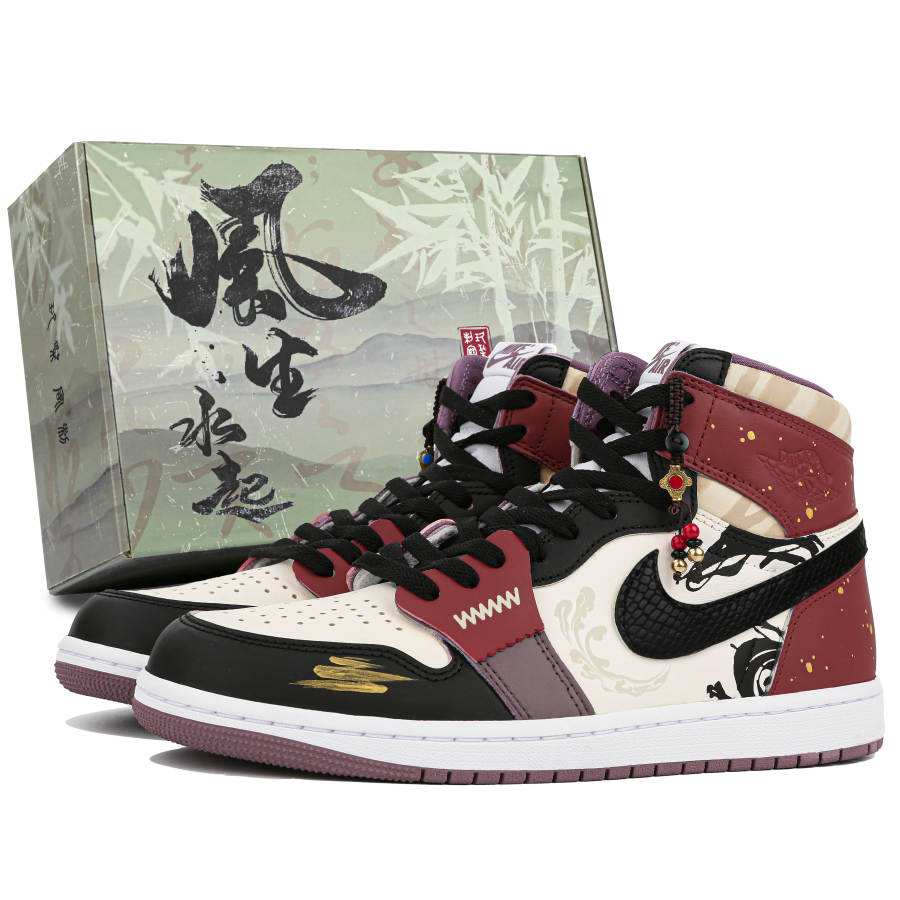 Jordan Jordan Air Jordan 1 Dragon Roaming Across The Seas Abrasion Resistant Abrasion Resistant High top