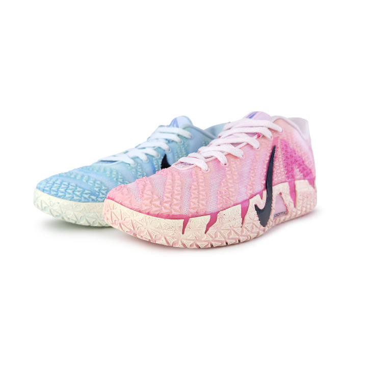 Nike Nike Ja Morant 3 Cotton Candy Cushioning Low top Basketball Shoes Men's Pink Blue