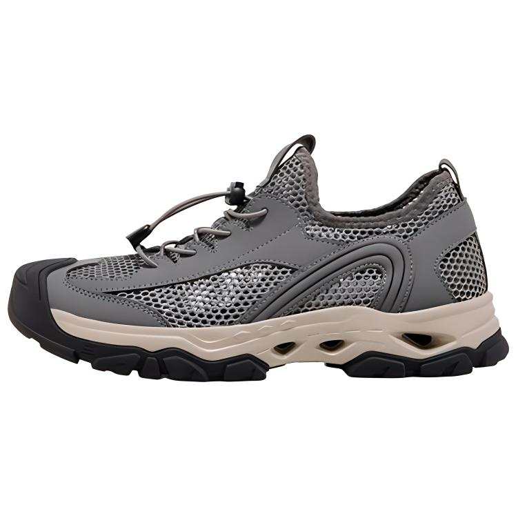 CAMEL Comfortable And Breathable Cushioning, Wear Resistant Low top Hiking Shoes Men's Gray