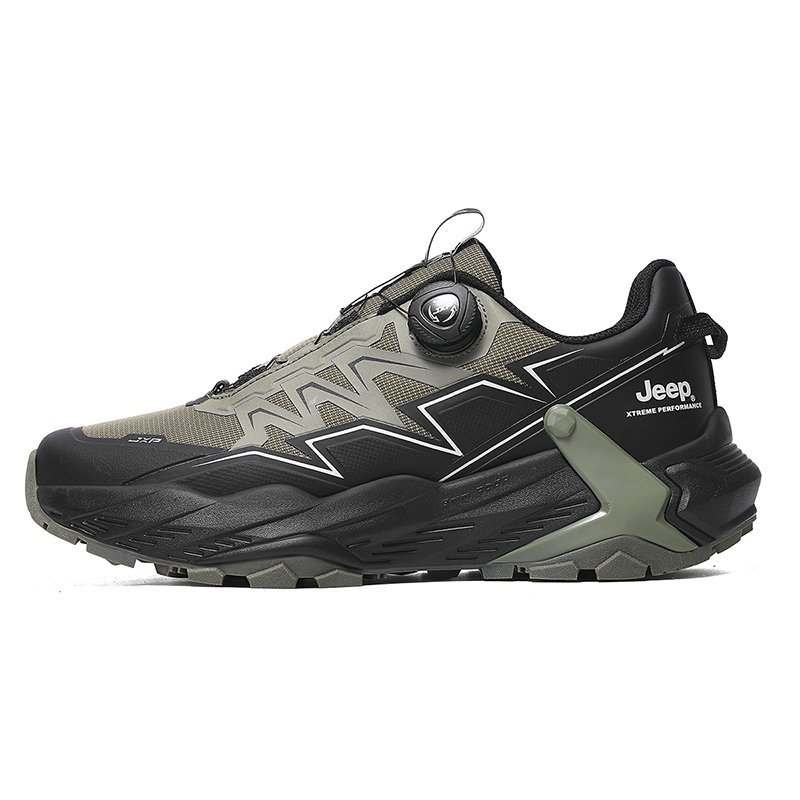 Jeep Outdoor Collection Mountaineering & Hiking Shoes Men's Low Top Army Green