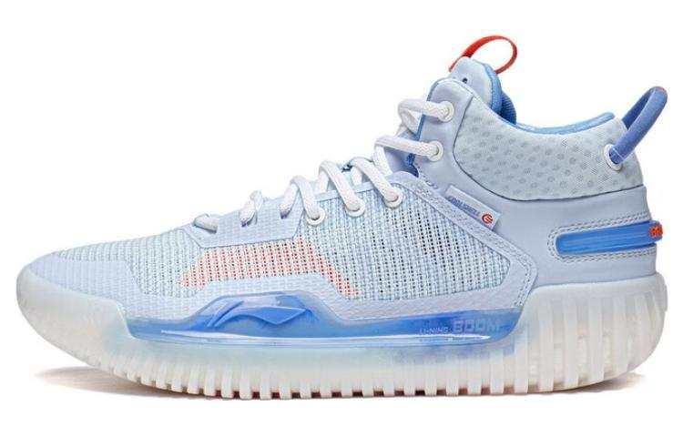 Li-Ning Li Ning Badfive 3 Comfortable Textile, Synthetic Leather Slip Resistant And Breathable Mid top Basketball Shoes Men's