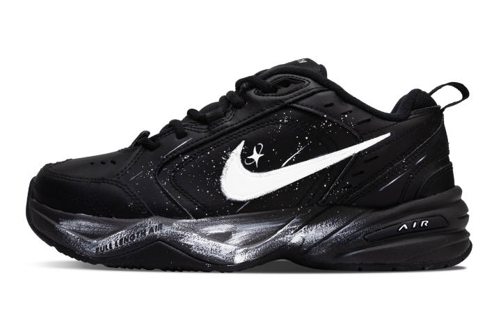 Nike Nike Air Monarch 4 Slip Resistant Low top Chunky Sneakers Unisex Black